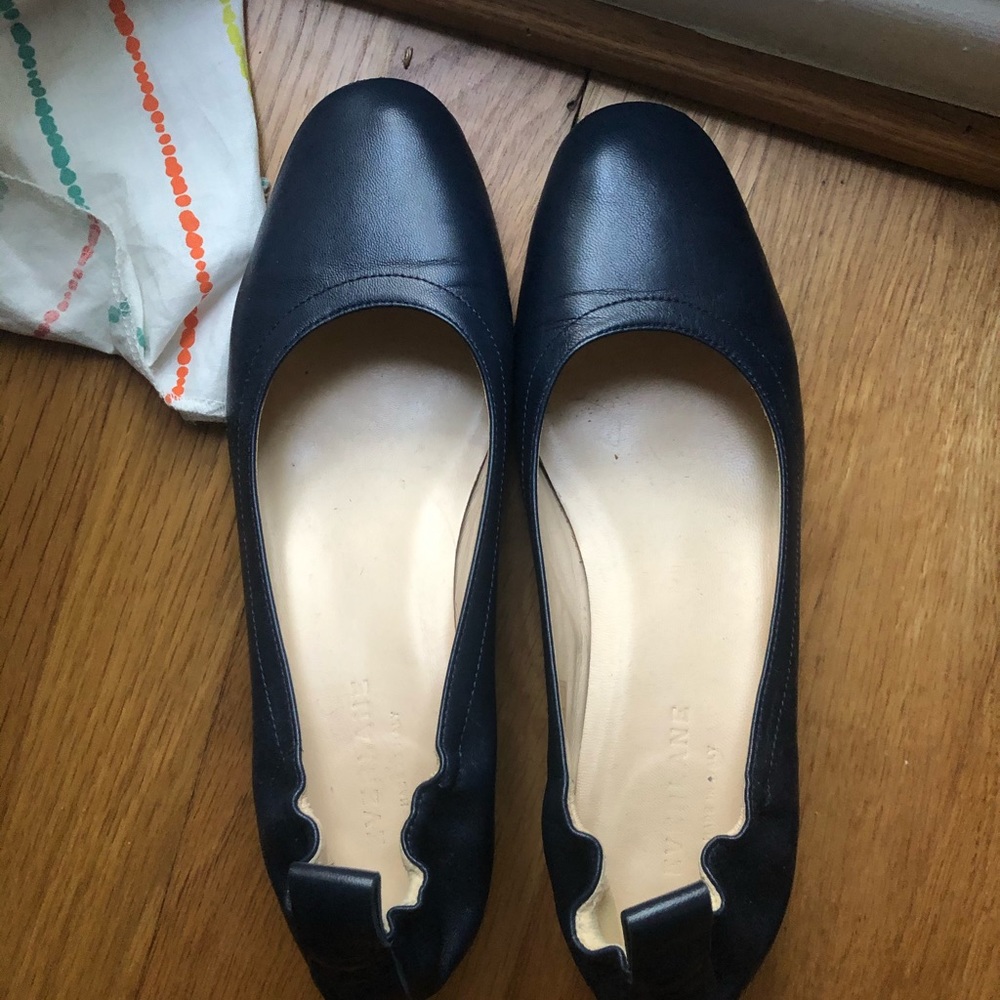 Everlane day heels navy 7.5